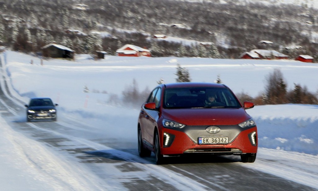 Hyundai Ioniq electric came on top in this winter test