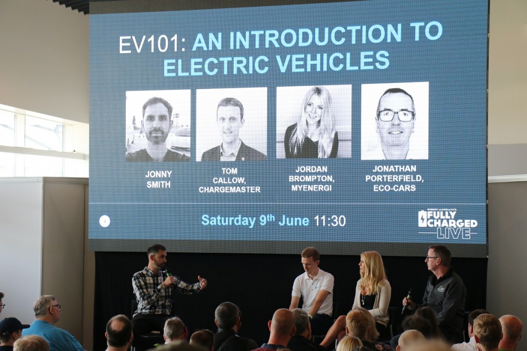 Johnny Smith hosting a session on EVs