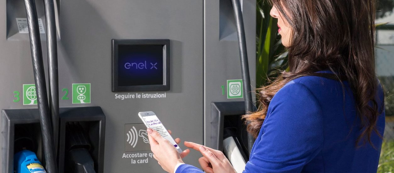 Enel X charging point